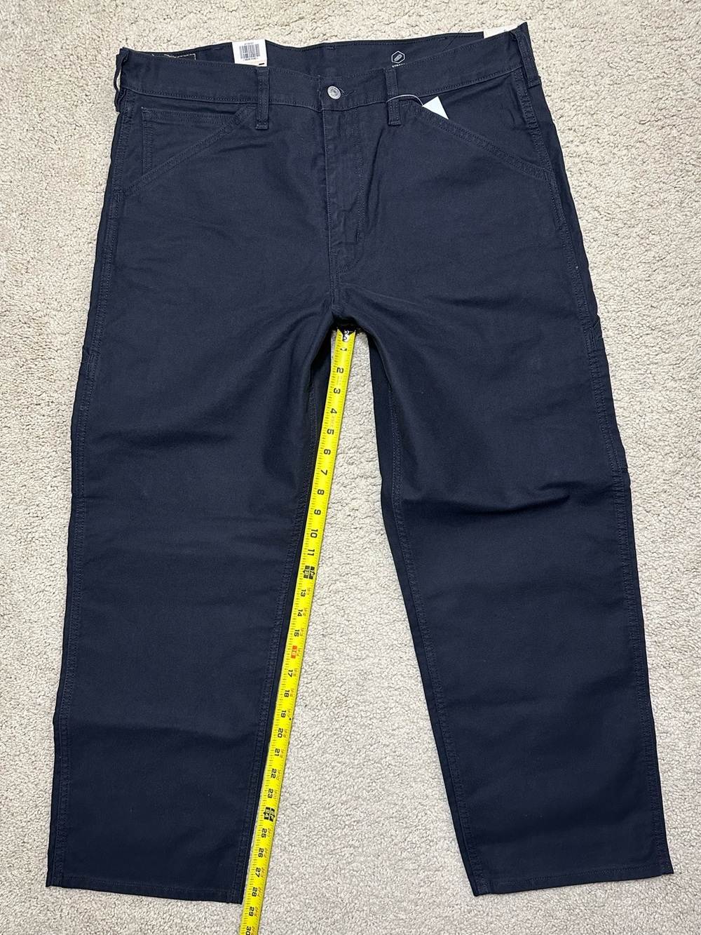 Levi’s 565 Workwear Loose Straight Utility Pants Jeans Men Size 38x30 - Picture 2 of 14